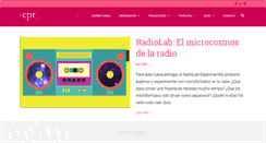 Desktop Screenshot of cpr.org.ar