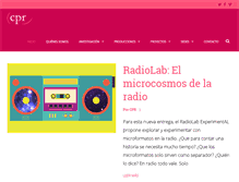 Tablet Screenshot of cpr.org.ar